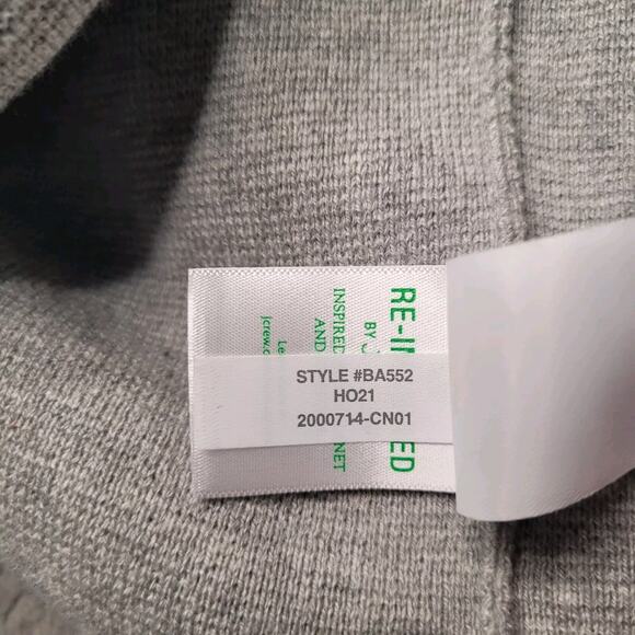 J. Crew Jacket XS Gray Eloise Open Front Sweater Blazer Wool Blend BA552 - Picture 7 of 9